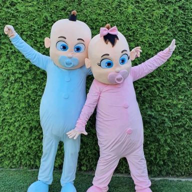 GenderRevealDolls Babykostüme Erwachsene Babyparty BabyShower