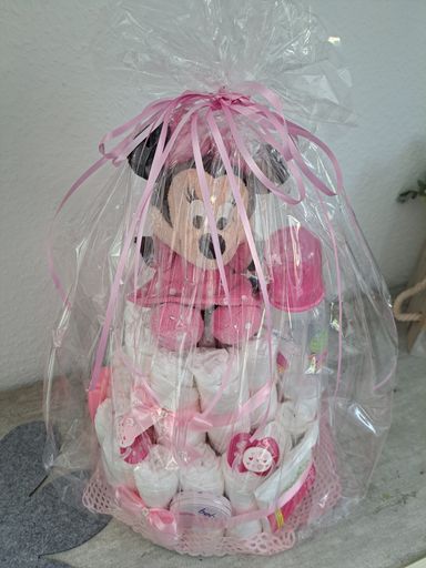 Windeltorte Rosa Minnie Maus