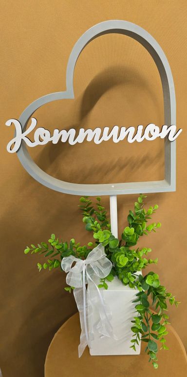KonfirmationKommunionTaufeDekorationJesusFischKirchendekorationHaustürdekoLauensteinHameln
