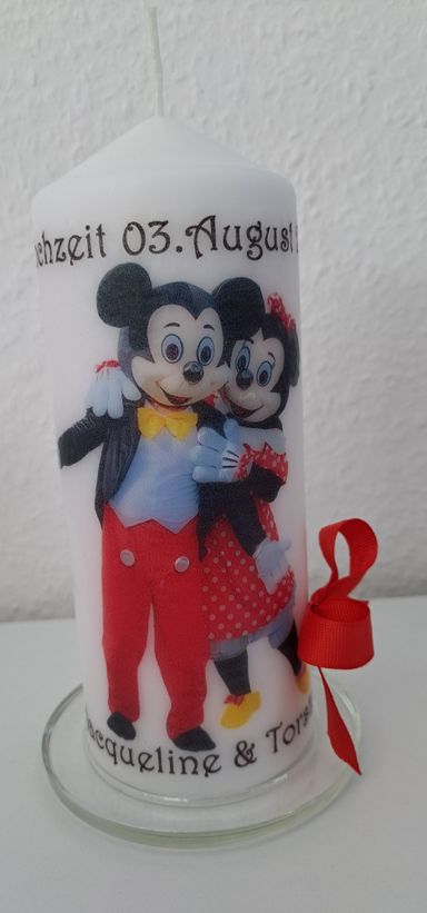 IndividuelleHochzeitskerzeDisney