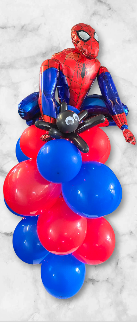 SpidermanBallonArrangementKindergeburtstagEinschulungGeschenkBallonShopHameln