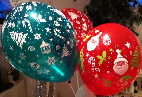 Helium Latexballons WeihnachtenBallonShopHameln