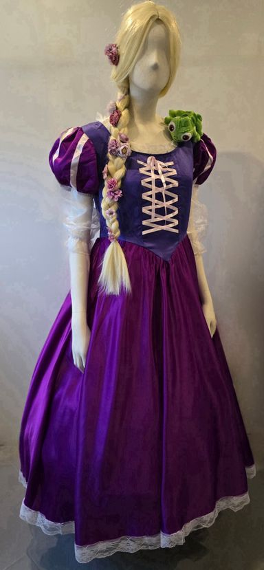 Disney Kostüm Prinzessin Rapunzel mit Pascal Cosplaykostüm mieten Hameln