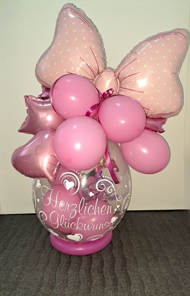GeschenkballonPinkEventShopHameln#GeschenkballonGeldgeschenkPinkLauenstein GeschenkballonGebutstagLauenstein