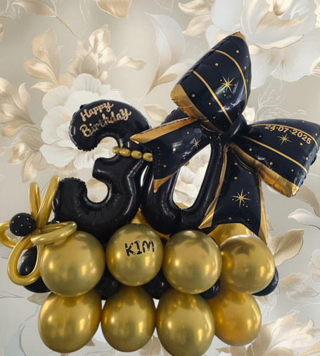 ZahlenballonsdreißigGeburtstagsgeschenkHappyBirthdayBallondekoBallonShopHameln