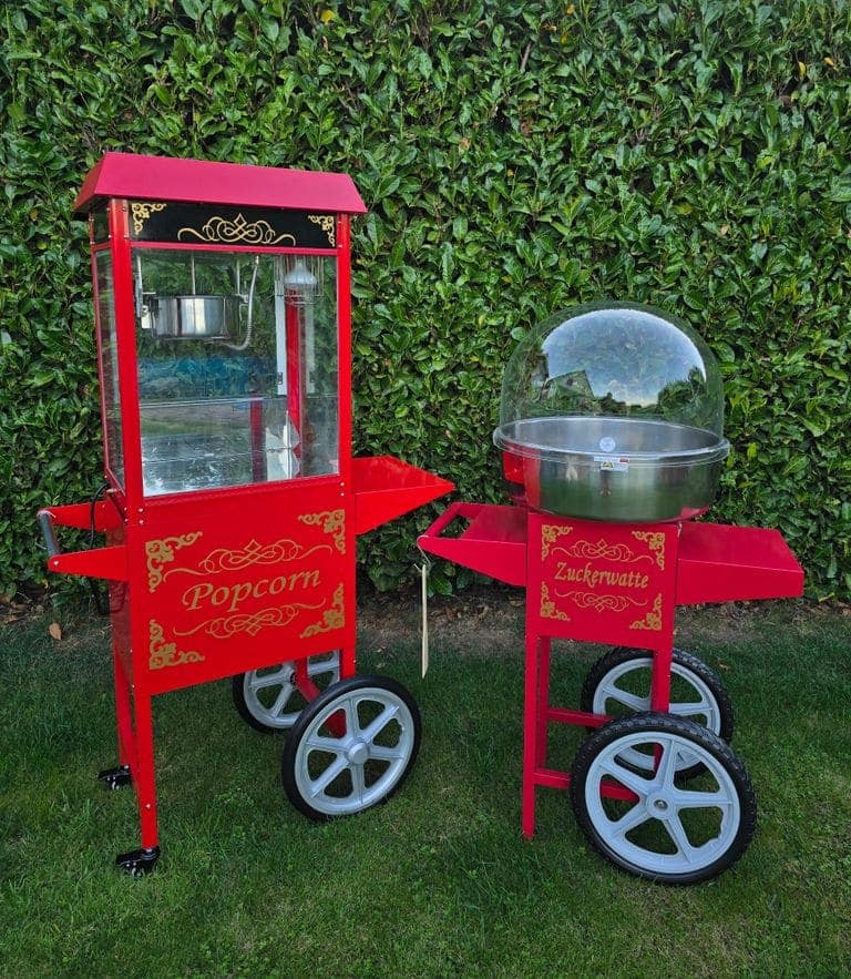 Popcornmaschine & Zuckerwattemaschine